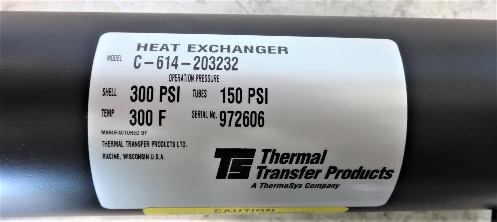THERMAL TRANSFER PRODUCTS HEAT EXCHANGER C-614-203232